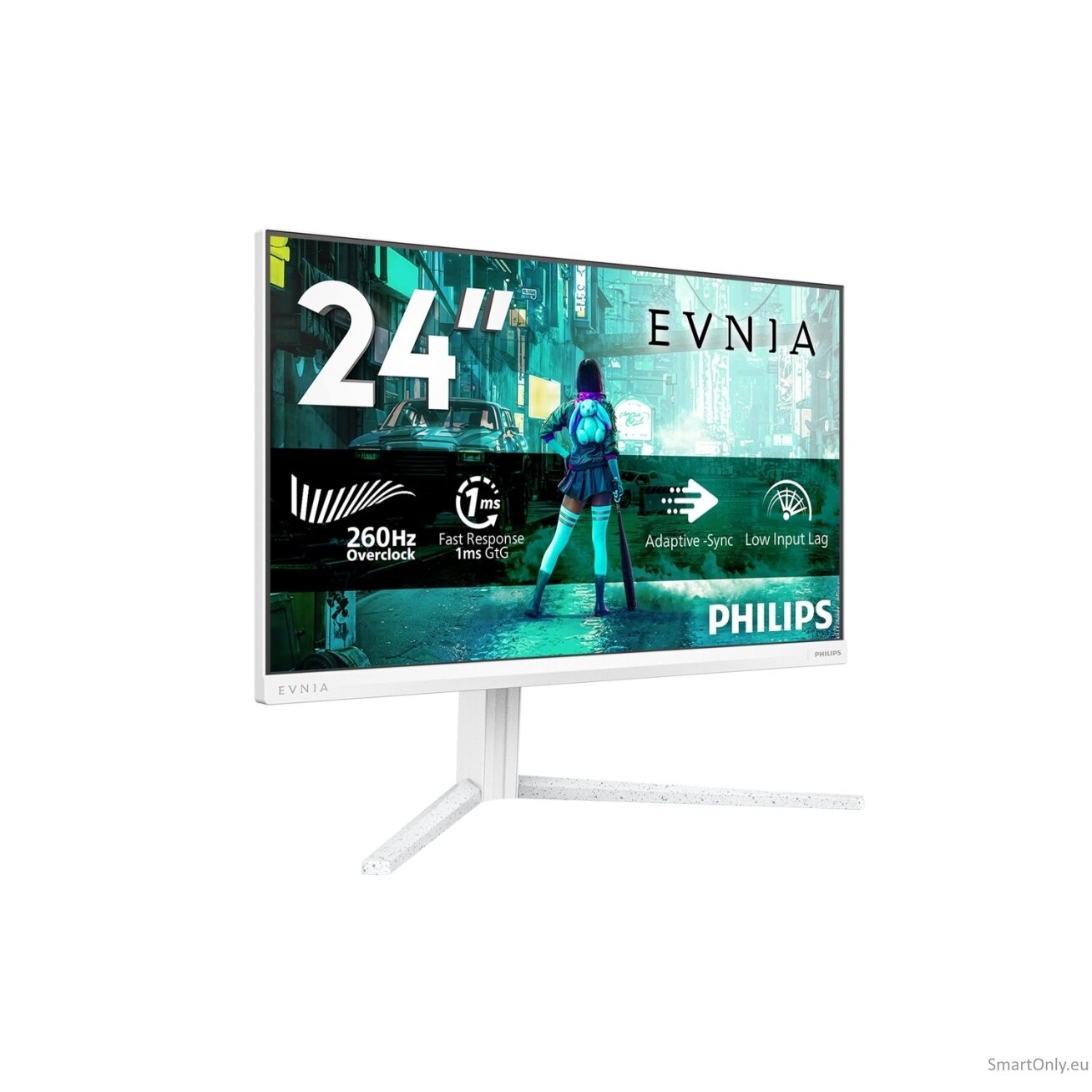 Philips Evnia 24M2N3201P/00 | 24 " | Fast IPS | FHD | 16:9 | 260 Hz | 1 ms | 1920 x 1080 pixels | 300 cd/m² | HDMI ports quantity 1 | White 17 Philips Evnia 24M2N3201P/00 | 24 " | Fast IPS | FHD | 16:9 | 260 Hz | 1 ms | 1920 x 1080 pixels | 300 cd/m² | HDMI ports quantity 1 | White 17