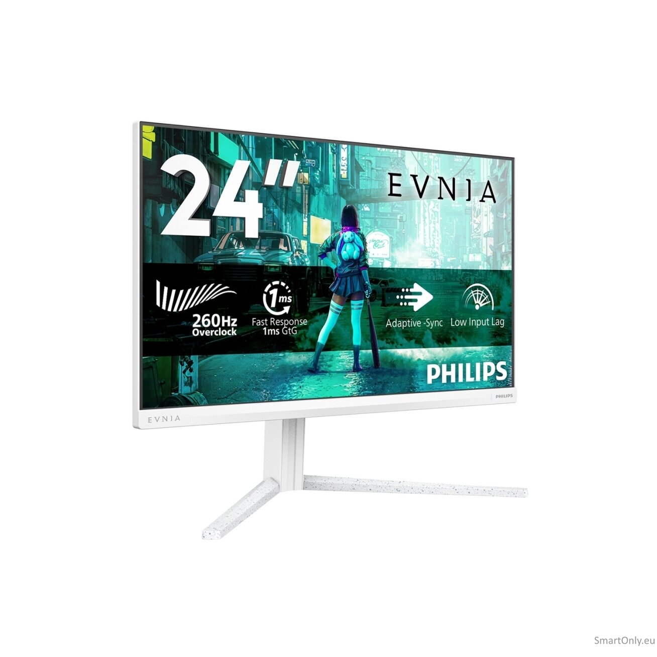 Philips Evnia 24M2N3201P/00 | 24 " | Fast IPS | FHD | 16:9 | 260 Hz | 1 ms | 1920 x 1080 pixels | 300 cd/m² | HDMI ports quantity 1 | White 8 Philips Evnia 24M2N3201P/00 | 24 " | Fast IPS | FHD | 16:9 | 260 Hz | 1 ms | 1920 x 1080 pixels | 300 cd/m² | HDMI ports quantity 1 | White 8