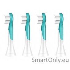 Philips | HX6034/33 | Sonicare Toothbrush Heads | Heads | For kids | Number of brush heads included 4 | Number of teeth brushing modes Does not apply | Aqua