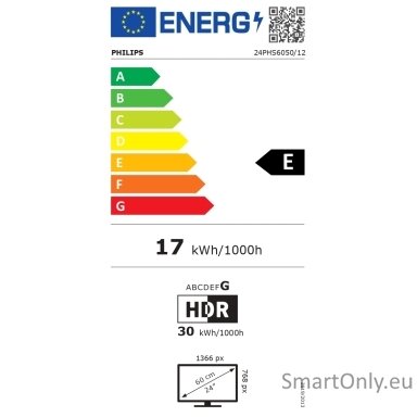 Philips | 2K LED TV | 24PHS6050/12 | 24 | Titan OS | Smart TV | HD | Black Philips | 2K LED TV | 24PHS6050/12 | 24 | Titan OS | Smart TV | HD | Black