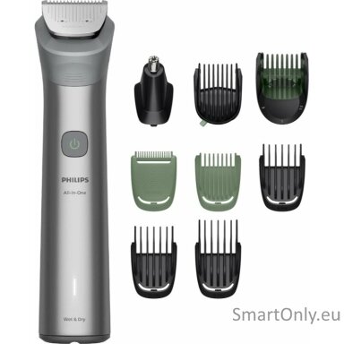 Philips All-in-One Hair trimmer | MG5931/15 Series 5000 | Cordless | Number of length steps 13 | Step precise 0.5 mm | Light gray
