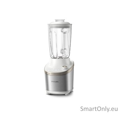 Philips | Atlantic High Speed Blender | HR3760/01 7000 Series | Tabletop | 1500 W | Jar material Glass | Jar capacity 2 L | Ice crushing | Metal/White Philips | Atlantic High Speed Blender | HR3760/01 7000 Series | Tabletop | 1500 W | Jar material Glass | Jar capacity 2 L | Ice crushing | Metal/White