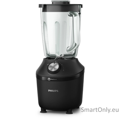 Philips Blender | HR2291/01 3000 Series | Tabletop | 600 W | Jar material Glass | Jar capacity 2 L | Ice crushing | Black