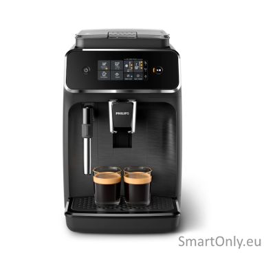 Philips Coffee Maker | EP2220/10 | Pump pressure 15 bar | Built-in milk frother | Automatic | 1500 W | Black