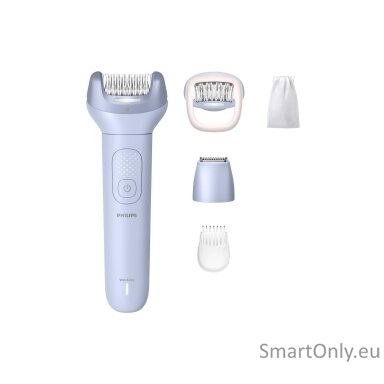Philips Epilator | BRE711/00 Series 8000 | Operating time (max) 60 min | Number of power levels 2 | Wet & Dry | Blue