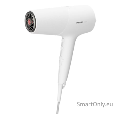 Philips Hair Dryer BHD500/00 2100 W, Number of temperature settings 3, Ionic function, White Philips Hair Dryer BHD500/00 2100 W, Number of temperature settings 3, Ionic function, White