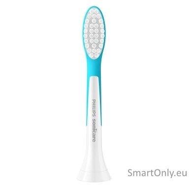 Philips Replacement brush heads | HX6044/90 Sonicare For Kids7+ | Heads | For kids | Number of brush heads included 4 | White/Blue