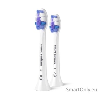 Philips Replacement brush heads | HX6052/87 Sonicare Sensitive | Heads | For adults | Number of brush heads included 2 | White