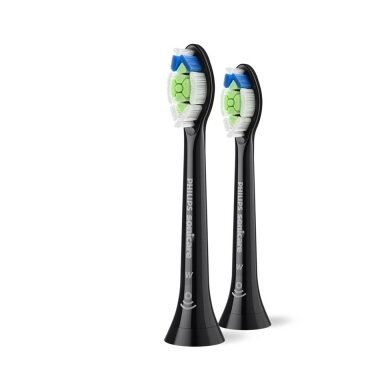 Philips Replacement brush heads | HX6062/88 Sonicare Optimal White | Heads | For adults | Number of brush heads included 2 | Black