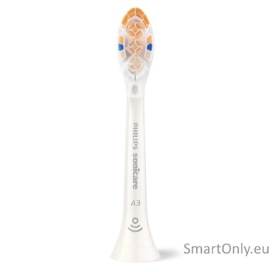 Philips Replacement brush heads | HX9094/87 Sonicare Premium All-in-One | Heads | For adults | Number of brush heads included 4 | White