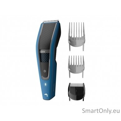 Philips Hair clipper HC5612/15 Cordless or corded Number of length steps 28 Step precise 1 mm Blue/Black 7