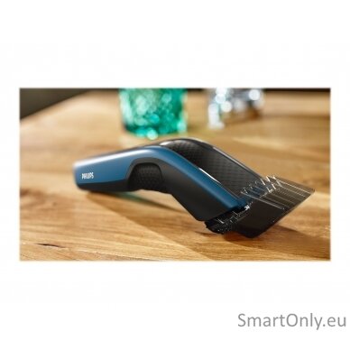 Philips Hair clipper HC5612/15 Cordless or corded Number of length steps 28 Step precise 1 mm Blue/Black 9