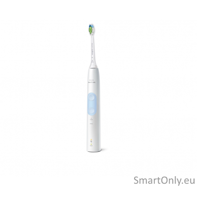 Philips | HX6839/28 Sonicare ProtectiveClean 4500 Sonic | Electric Toothbrush | Rechargeable | For adults | ml | Number of heads | White/Light Blue | Number of brush heads included 1 | Number of teeth brushing modes 2 2