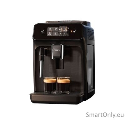 Philips | Espresso Coffee maker Series 1200 | EP1224/00 | Pump pressure 15 bar | Built-in milk frother | Fully automatic | 1500 W | Light Gray 9 Philips | Espresso Coffee maker Series 1200 | EP1224/00 | Pump pressure 15 bar | Built-in milk frother | Fully automatic | 1500 W | Light Gray 9