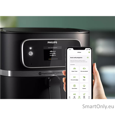 Philips | Airfryer Combi | HD9880/90 7000 XXL Connected | Power 2200 W | Capacity 8.3 L | Black 2 Philips | Airfryer Combi | HD9880/90 7000 XXL Connected | Power 2200 W | Capacity 8.3 L | Black 2