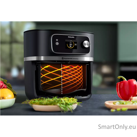 Philips | Airfryer Combi | HD9880/90 7000 XXL Connected | Power 2200 W | Capacity 8.3 L | Black 4 Philips | Airfryer Combi | HD9880/90 7000 XXL Connected | Power 2200 W | Capacity 8.3 L | Black 4