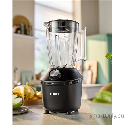 Philips Blender | HR2291/01 3000 Series | Tabletop | 600 W | Jar material Glass | Jar capacity 2 L | Ice crushing | Black 3 Philips Blender | HR2291/01 3000 Series | Tabletop | 600 W | Jar material Glass | Jar capacity 2 L | Ice crushing | Black 3