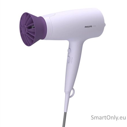 Philips | Hair Dryer | BHD341/10 | 2100 W | Number of temperature settings 6 | Ionic function | Light purple 2
