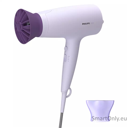 Philips | Hair Dryer | BHD341/10 | 2100 W | Number of temperature settings 6 | Ionic function | Light purple Philips | Hair Dryer | BHD341/10 | 2100 W | Number of temperature settings 6 | Ionic function | Light purple