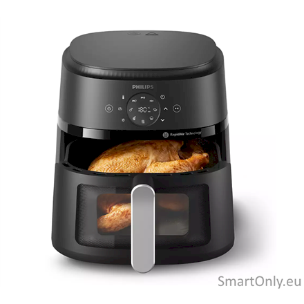 Philips NA231/00 Airfryer, 1700 W, Pan volume 6.2 L, Black, Silver | Philips Airfryer | NA231/00 | Power 1700 W | Capacity 6.2 L | Black/Silver 2 Philips NA231/00 Airfryer, 1700 W, Pan volume 6.2 L, Black, Silver | Philips Airfryer | NA231/00 | Power 1700 W | Capacity 6.2 L | Black/Silver 2