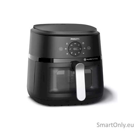 Philips NA231/00 Airfryer, 1700 W, Pan volume 6.2 L, Black, Silver | Philips Airfryer | NA231/00 | Power 1700 W | Capacity 6.2 L | Black/Silver Philips NA231/00 Airfryer, 1700 W, Pan volume 6.2 L, Black, Silver | Philips Airfryer | NA231/00 | Power 1700 W | Capacity 6.2 L | Black/Silver