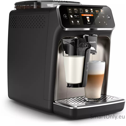 Philips | Series 5400 Coffee Maker | EP5447/90 | Pump pressure 15 bar | Built-in milk frother | Fully Automatic | 1500 W | Black 3 Philips | Series 5400 Coffee Maker | EP5447/90 | Pump pressure 15 bar | Built-in milk frother | Fully Automatic | 1500 W | Black 3