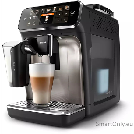 Philips | Series 5400 Coffee Maker | EP5447/90 | Pump pressure 15 bar | Built-in milk frother | Fully Automatic | 1500 W | Black Philips | Series 5400 Coffee Maker | EP5447/90 | Pump pressure 15 bar | Built-in milk frother | Fully Automatic | 1500 W | Black