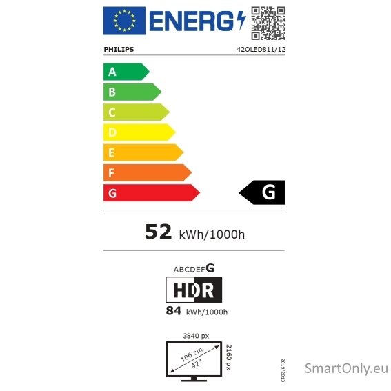Philips 42OLED811/12 42" (106 cm) 4K OLED Ambilight Smart TV | Philips 2
