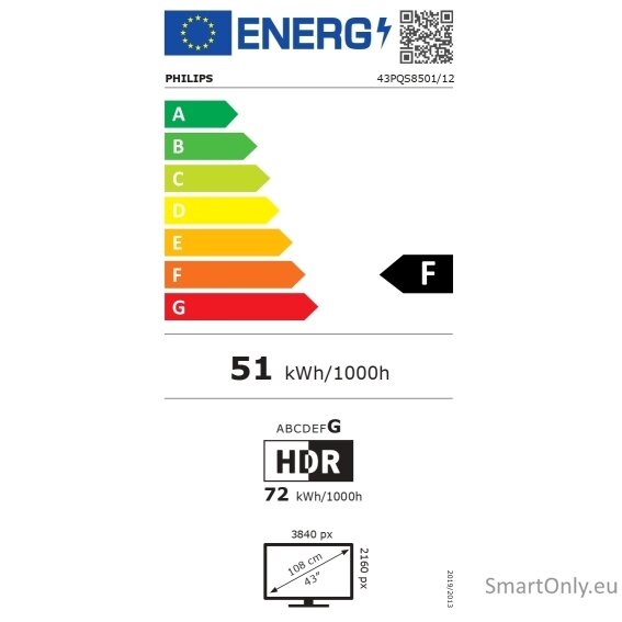 Philips 43PQS8501/12 43" (108 cm) 4K QLED Ambilight Smart TV | Philips 4 Philips 43PQS8501/12 43" (108 cm) 4K QLED Ambilight Smart TV | Philips 4