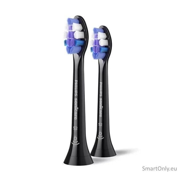 Philips Replacement brush heads | HX6052/88 Sonicare Sensitive | Heads | For adults | Number of brush heads included 2 | Black Philips Replacement brush heads | HX6052/88 Sonicare Sensitive | Heads | For adults | Number of brush heads included 2 | Black