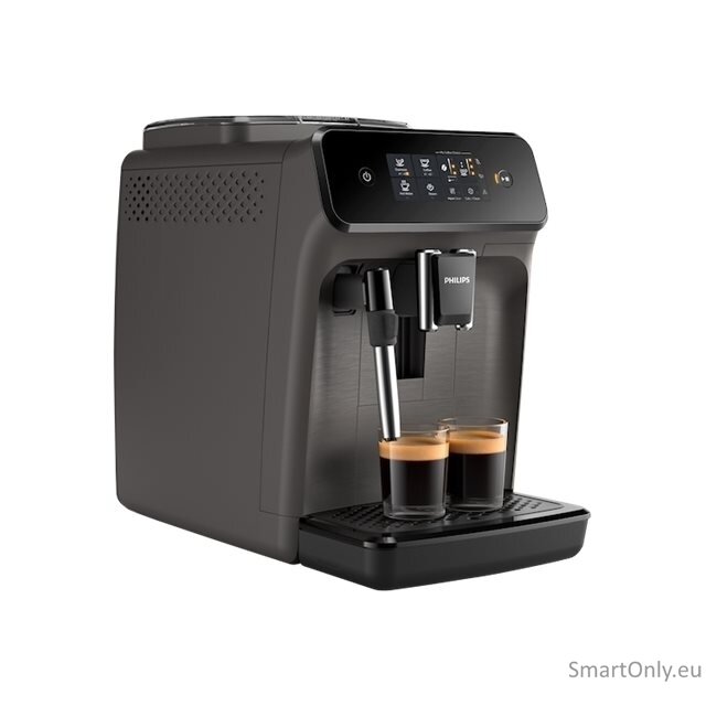 Philips | Espresso Coffee maker Series 1200 | EP1224/00 | Pump pressure 15 bar | Built-in milk frother | Fully automatic | 1500 W | Light Gray 7 Philips | Espresso Coffee maker Series 1200 | EP1224/00 | Pump pressure 15 bar | Built-in milk frother | Fully automatic | 1500 W | Light Gray 7