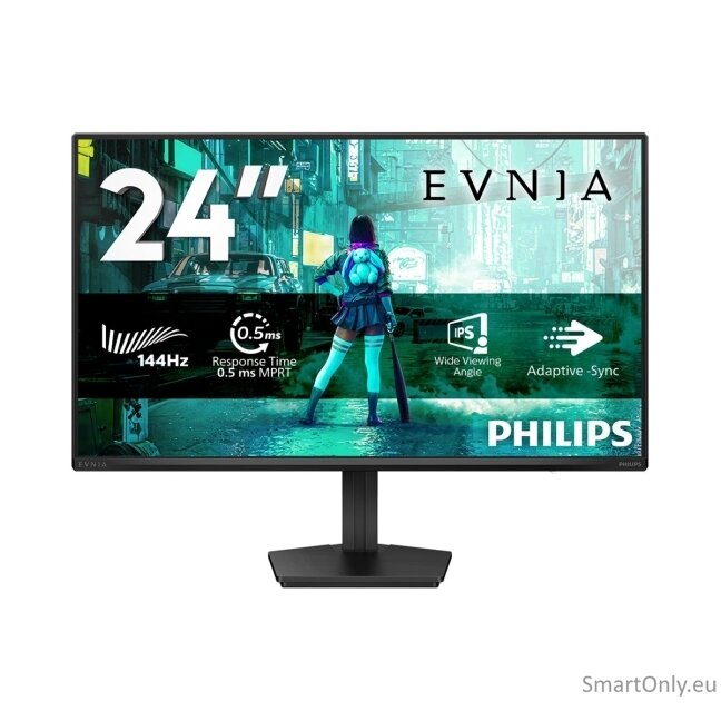 Philips | 24M2N3200NF/00 | 24 " | IPS | FHD | 16:9 | 144 Hz | 4 ms | 1920 x 1080 pixels | 300 cd/m² | HDMI ports quantity 1 | Black 43