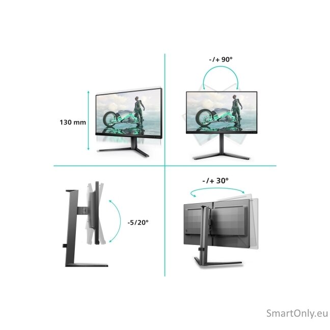 Philips | 25M2N3200U/00 | 25 " | Fast IPS | FHD | 16:9 | 310 Hz | 1 ms | 1920 x 1080 pixels | HDMI ports quantity 2 | Charcoal 68 Philips | 25M2N3200U/00 | 25 " | Fast IPS | FHD | 16:9 | 310 Hz | 1 ms | 1920 x 1080 pixels | HDMI ports quantity 2 | Charcoal 68