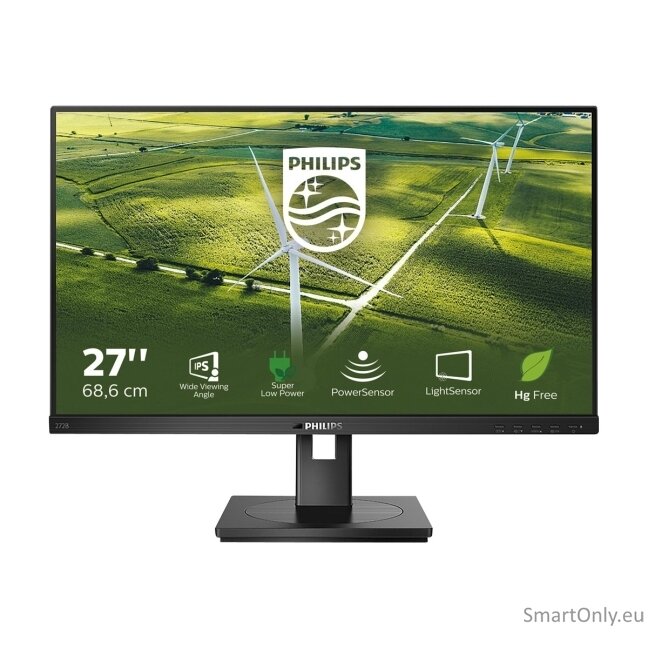 Philips | 272B1G/00 | 27 " | IPS | 16:9 | 75 Hz | 4 ms | 1920 x 1080 pixels | 250 cd/m² | HDMI ports quantity 1 | Black 4 Philips | 272B1G/00 | 27 " | IPS | 16:9 | 75 Hz | 4 ms | 1920 x 1080 pixels | 250 cd/m² | HDMI ports quantity 1 | Black 4