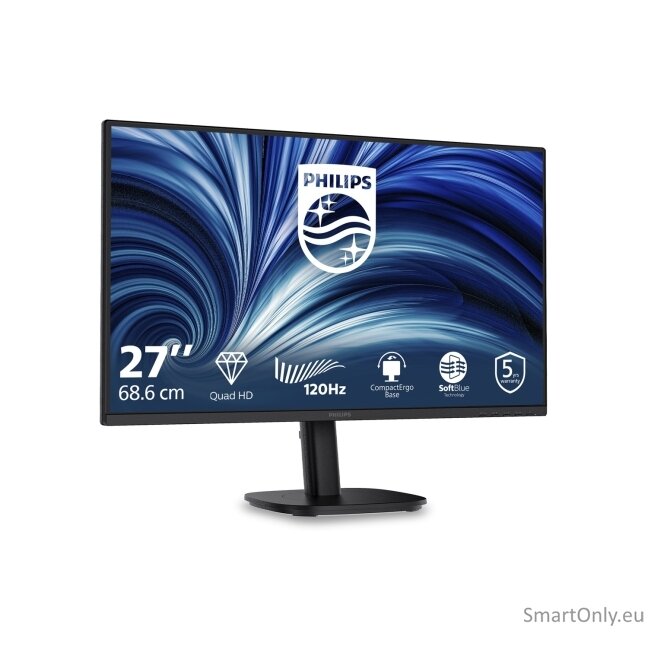 Philips 27B2N3500/00 | 27 " | IPS | QHD | 16:9 | 120 Hz | 2560 x 1440 pixels | HDMI ports quantity 2 | Black 8 Philips 27B2N3500/00 | 27 " | IPS | QHD | 16:9 | 120 Hz | 2560 x 1440 pixels | HDMI ports quantity 2 | Black 8
