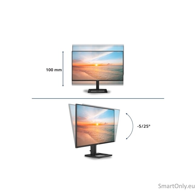 Philips | 27E1N1600AE/00 | 27 " | IPS | 16:9 | 100 Hz | 4 ms | 2560 x 1440 pixels | 350 cd/m² | HDMI ports quantity 1 | Warranty 36 month(s) 51