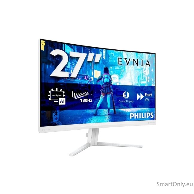 Philips | 27M2C5201L/00 | 27 " | VA | 16:9 | 180 Hz | 1 ms | 1920 x 1080 pixels | 300 cd/m² | HDMI ports quantity 2 | White 96 Philips | 27M2C5201L/00 | 27 " | VA | 16:9 | 180 Hz | 1 ms | 1920 x 1080 pixels | 300 cd/m² | HDMI ports quantity 2 | White 96