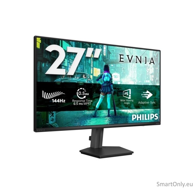 Philips | 27M2N3200NF/00 | 27 " | IPS | FHD | 16:9 | 144 Hz | 4 ms | 1920 x 1080 pixels | 300 cd/m² | HDMI ports quantity 1 | Black 24