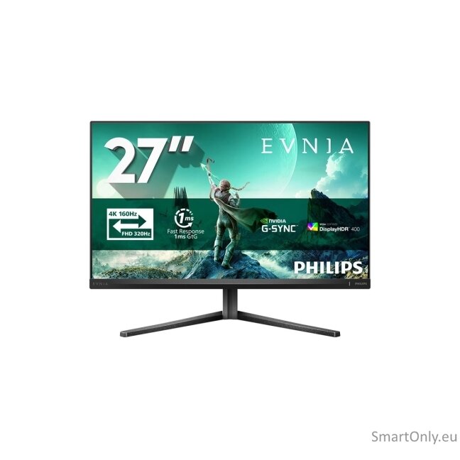 Philips | 27M2N3800A/00 | 27 " | Fast IPS | 4K UHD | 16:9 | 160 Hz | 1 ms | 3840 x 2160 pixels | 350 cd/m² | HDMI ports quantity 2 | Charcoal 72 Philips | 27M2N3800A/00 | 27 " | Fast IPS | 4K UHD | 16:9 | 160 Hz | 1 ms | 3840 x 2160 pixels | 350 cd/m² | HDMI ports quantity 2 | Charcoal 72
