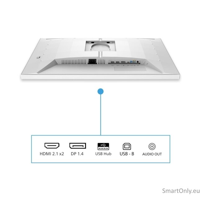 Philips 27M2N5901A/00 | 27 " | Fast IPS | UHD | 16:9 | 160 Hz | 1 ms | 3840 x 2160 pixels | 350 cd/m² | HDMI ports quantity 2 | White 18 Philips 27M2N5901A/00 | 27 " | Fast IPS | UHD | 16:9 | 160 Hz | 1 ms | 3840 x 2160 pixels | 350 cd/m² | HDMI ports quantity 2 | White 18