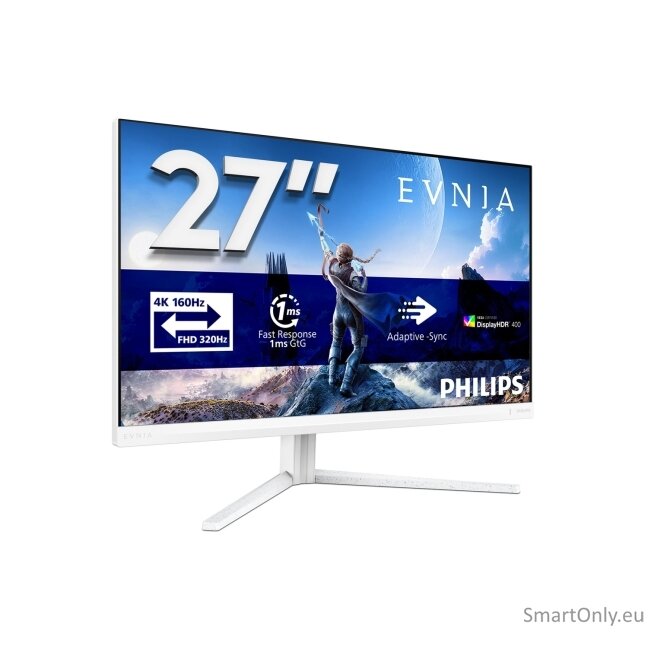 Philips 27M2N5901A/00 | 27 " | Fast IPS | UHD | 16:9 | 160 Hz | 1 ms | 3840 x 2160 pixels | 350 cd/m² | HDMI ports quantity 2 | White 2 Philips 27M2N5901A/00 | 27 " | Fast IPS | UHD | 16:9 | 160 Hz | 1 ms | 3840 x 2160 pixels | 350 cd/m² | HDMI ports quantity 2 | White 2