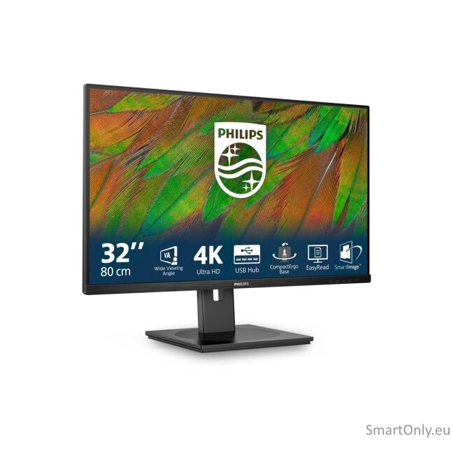 Philips | 32B1N3800/00 | 32 " | VA | 16:9 | 60 Hz | 4 ms | 3840 x 2160 pixels | 350 cd/m² | HDMI ports quantity 2 | Black 17 Philips | 32B1N3800/00 | 32 " | VA | 16:9 | 60 Hz | 4 ms | 3840 x 2160 pixels | 350 cd/m² | HDMI ports quantity 2 | Black 17