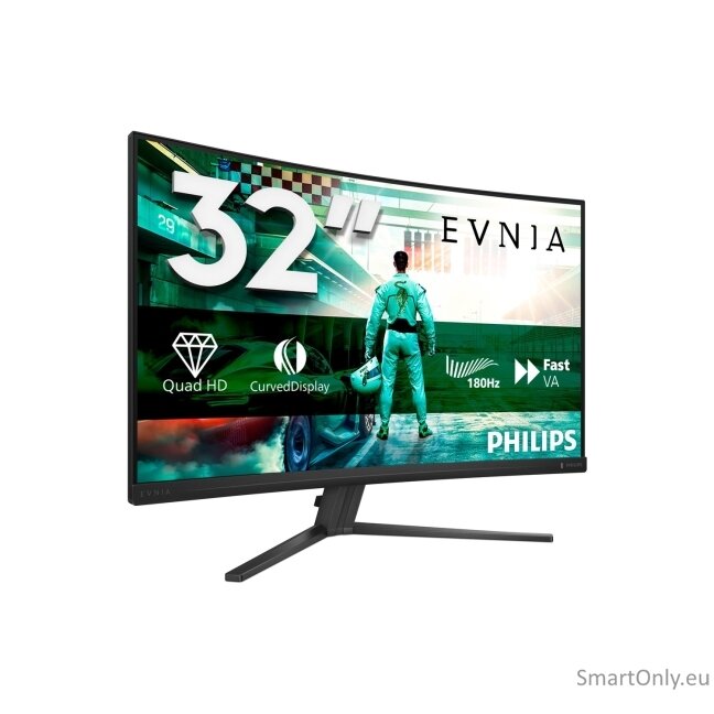 Philips | 32M2C3500L/00 | 32 " | VA | QHD | 16:9 | 180 Hz | 1 ms | 2560 x 1440 pixels | 300 cd/m² | HDMI ports quantity 2 | Warranty 24 month(s) 95