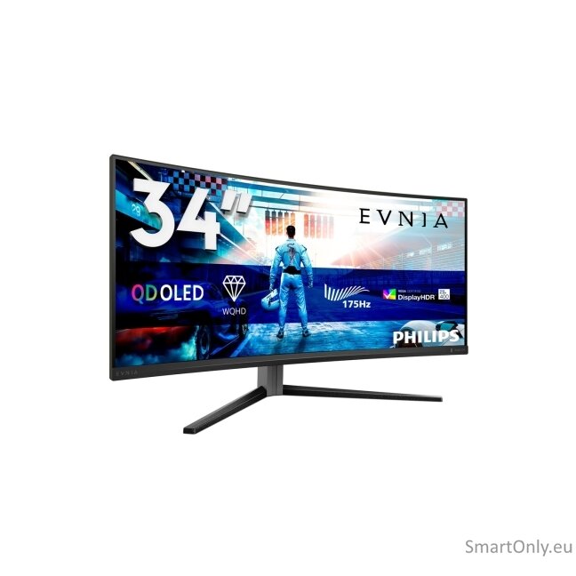 Philips | 34M2C6500/00 Evnia 6000 | 34 " | LED | WQHD | 21:9 | 175 Hz | 0.03 ms | 3440 x 1440 pixels | HDMI ports quantity 2 100