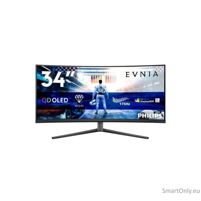 Philips | 34M2C6500/00 Evnia 6000 | 34 " | LED | WQHD | 21:9 | 175 Hz | 0.03 ms | 3440 x 1440 pixels | HDMI ports quantity 2 101 Philips | 34M2C6500/00 Evnia 6000 | 34 " | LED | WQHD | 21:9 | 175 Hz | 0.03 ms | 3440 x 1440 pixels | HDMI ports quantity 2 101