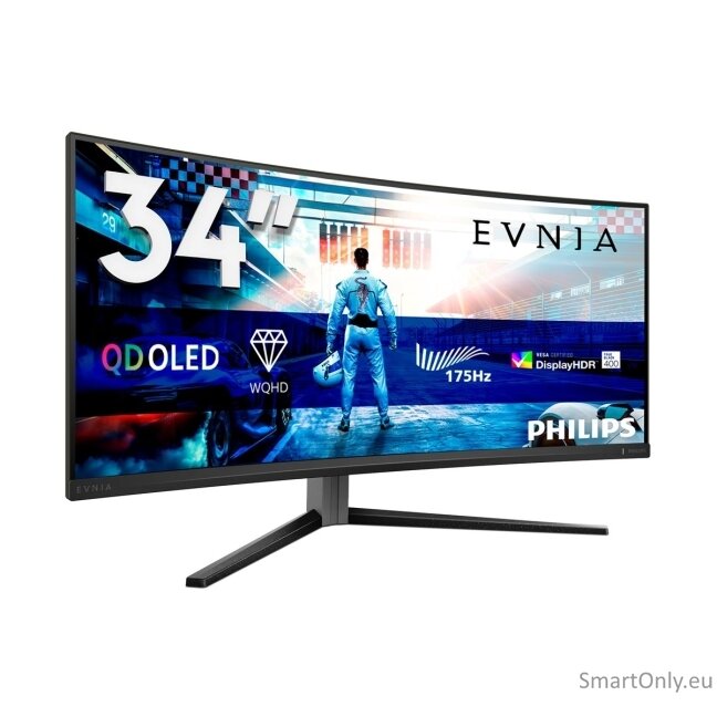Philips | 34M2C6500/00 Evnia 6000 | 34 " | LED | WQHD | 21:9 | 175 Hz | 0.03 ms | 3440 x 1440 pixels | HDMI ports quantity 2 89