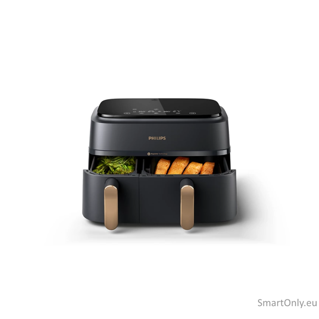 Philips Airfryer | NA352/00 | Power 2750 W | Capacity 9 L | Rapid Air technology | Charcoal Grey/Copper 3 Philips Airfryer | NA352/00 | Power 2750 W | Capacity 9 L | Rapid Air technology | Charcoal Grey/Copper 3