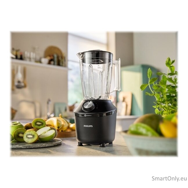 Philips Blender | HR2291/01 3000 Series | Tabletop | 600 W | Jar material Glass | Jar capacity 2 L | Ice crushing | Black 9 Philips Blender | HR2291/01 3000 Series | Tabletop | 600 W | Jar material Glass | Jar capacity 2 L | Ice crushing | Black 9