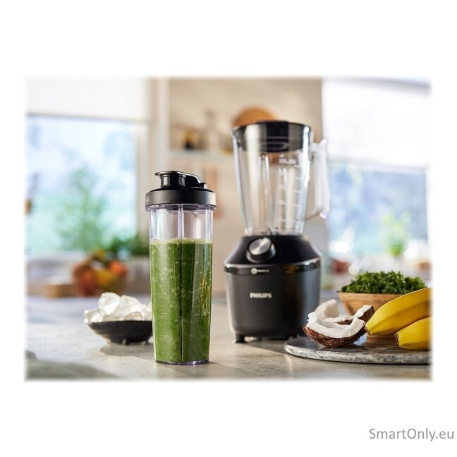 Philips Blender | HR2291/01 3000 Series | Tabletop | 600 W | Jar material Glass | Jar capacity 2 L | Ice crushing | Black 10 Philips Blender | HR2291/01 3000 Series | Tabletop | 600 W | Jar material Glass | Jar capacity 2 L | Ice crushing | Black 10