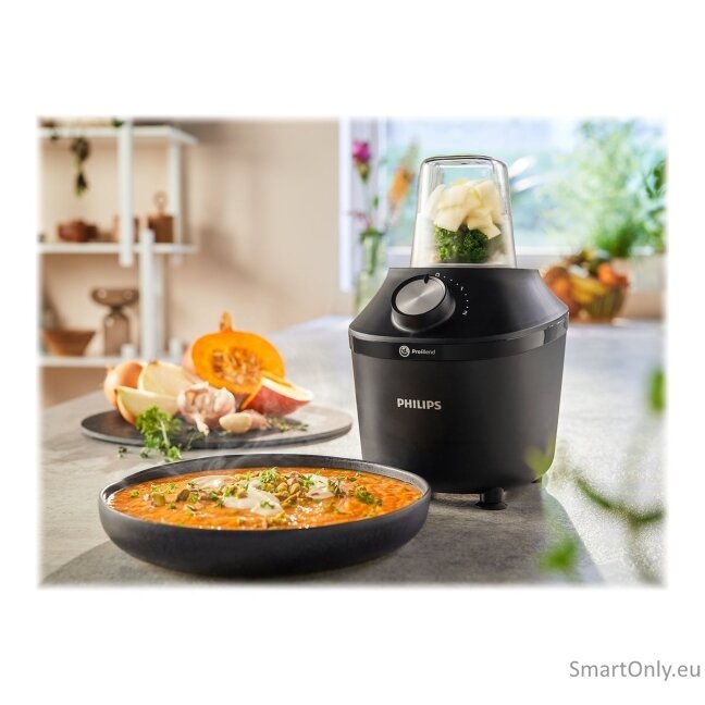 Philips Blender | HR2291/01 3000 Series | Tabletop | 600 W | Jar material Glass | Jar capacity 2 L | Ice crushing | Black 12 Philips Blender | HR2291/01 3000 Series | Tabletop | 600 W | Jar material Glass | Jar capacity 2 L | Ice crushing | Black 12